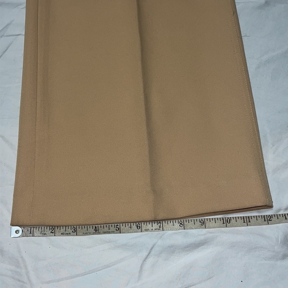Vintage 1970’s High Rise Tan Wide Leg Bell Bottom Trousers, xs fit - Picture 8 of 10